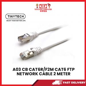 A03 CB CAT6R/F2M CAT6 FTP NETWORK CABLE 2 METER [SBN:YES NILAI:NO MELAKA:NO HPS:NO]