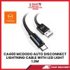 B06 CA460 MCDODO AUTO DISCONNECT LIGHTNING CABLE WITH LED LIGHT 1.2M [SBN:NO NILAI:NO MELAKA:NO HPS:NO]