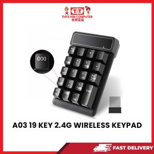 A03 19 KEY 2.4G WIRELESS KEYPAD [SBN:YES NILAI:NO MELAKA:YES HPS:NO]