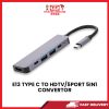 E13 TYPE C TO HDTV/5PORT 5IN1 CONVERTOR [SBN:YES NILAI:NO MELAKA:NO HPS:NO]