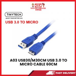 A03 USB30/M30CM USB 3.0 TO MICRO CABLE 60CM [SBN:NO NILAI:NO MELAKA:YES HPS:NO]