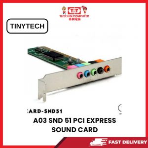 A03 SND51 SOUND PCI EXPRESS CARD 5.1 [SBN:YES NILAI:NO MELAKA:NO HPS:NO]