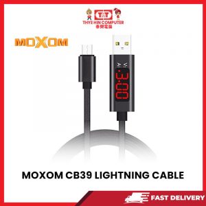 MOXOM CB-39 LIGHTNING CABLE [SBN:NO NILAI:YES MELAKA:NO HPS:NO]