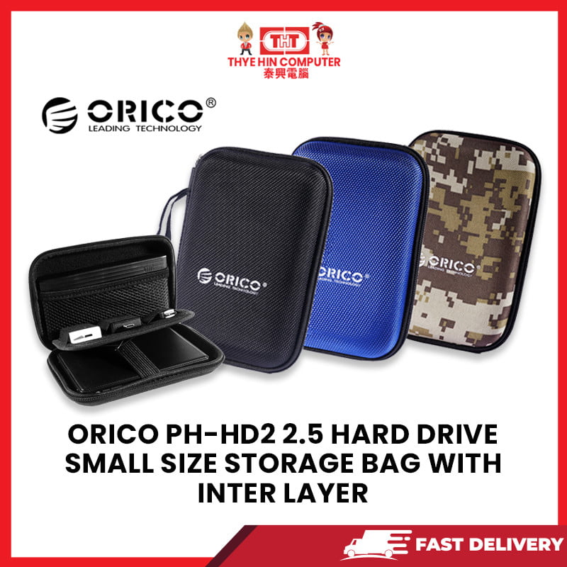 ORICO PHHD2 2.5" HARD DRIVE SMALL SIZE STORAGE BAG WITH INTERLAYER