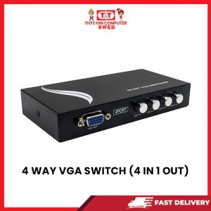 A03 4 WAY VGA SWITCH (4 IN 1 OUT) [SBN:YES NILAI:NO MELAKA:NO HPS:NO]