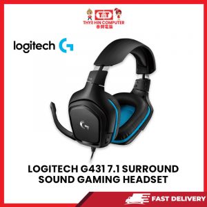 LOGITECH G431 7.1 SURROUND SOUND GAMING HEADSET [SBN:NO NILAI:YES MELAKA:NO HPS:NO]