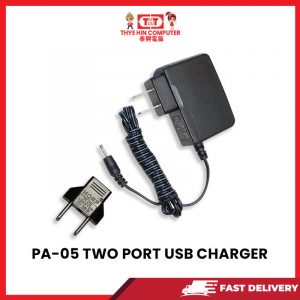 J02 PA-05 TWO PORT USB CHARGER [SBN:YES NILAI:NO MELAKA:NO HPS:NO]