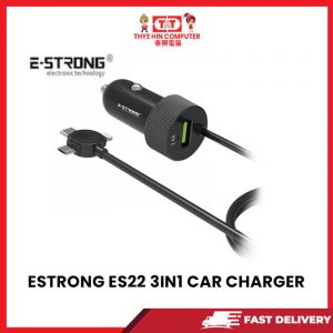 ESTRONG ES22 3IN1 CAR CHARGER [SBN:YES NILAI:NO MELAKA:NO HPS:NO]