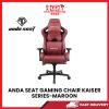 ANDA SEAT GAMING CHAIR KAISER SERIES-MAROON [SBN:NO NILAI:NO MELAKA:NO HPS:NO]