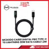 MCDODO CA881 DIGITAL PRO TYPE-C TO LIGHTNING 20W DATA CABLE 1.2M [SBN:NO NILAI:NO MELAKA:NO HPS:NO]