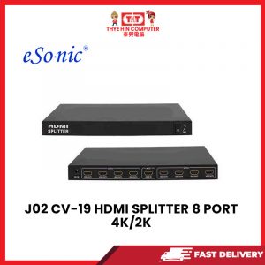 J02 CV-19 HDMI SPLITTER 8 PORT 4K/2K [SBN:YES NILAI:NO MELAKA:NO HPS:NO]