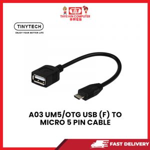 A03 UM5/OTG USB (F) TO MICRO 5 PIN CABLE [SBN:YES NILAI:NO MELAKA:NO HPS:NO]