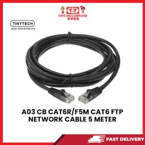 A03 CB CAT6R/F5M CAT6 FTP NETWORK CABLE 5 METER [SBN:YES NILAI:NO MELAKA:NO HPS:NO]