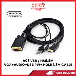 A03 VSU/HM1.8M VGA+AUDIO+USB PW+ HDMI 1.8M CABLE [SBN:NO NILAI:NO MELAKA:YES HPS:NO]