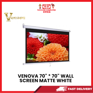VENOVA 70" * 70" WALL SCREEN MATTE WHITE [SBN:YES NILAI:NO MELAKA:NO HPS:NO]