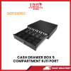 CASH DRAWER BOX 5 COMPARTMENT  RJ11 PORT [SBN:NO NILAI:NO MELAKA:NO HPS:NO]