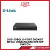 DGS-108GL 8-PORT GIGABIT METAL UNMANAGED DESTOP SWITCH [SBN:YES NILAI:YES MELAKA:YES HPS:NO]