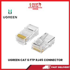 UGREEN CAT 6 FTP RJ45 CONNECTOR (100 pcs per box) [SBN:YES NILAI:NO MELAKA:NO HPS:NO]
