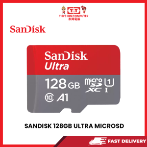 SANDISK 128GB ULTRA MICROSD UHS-I-C10-U1-A1-98/140MB (NO ADAPTER) [SBN:YES NILAI:YES MELAKA:NO HPS:NO]