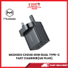 B06 MCDODO CH248 LITHUM SERIES 40W DUAL TYPE-C PD FAST CHARGER(UK PLUG) [SBN:NO NILAI:NO MELAKA:NO HPS:NO]