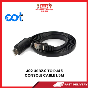 J02 USB2.0 TO RJ45 CONSOLE CABLE 1.5M [SBN:YES NILAI:NO MELAKA:NO HPS:NO]