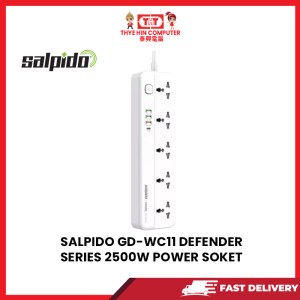 SALPIDO GD-WC11 DEFENDER SERIES 2500W POWER SOKET [SBN:NO NILAI:YES MELAKA:NO HPS:NO]