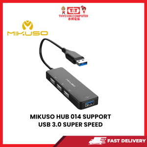 MIKUSO HUB 014 SUPPORT USB 3.0 SUPER SPEED (480MBPS) [SBN:NO NILAI:YES MELAKA:NO HPS:NO] [SBN:NO NILAI:YES MELAKA:NO HPS:NO]
