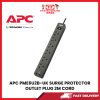 APC PME6U2B-UK SURGE PROTECTOR 6XBS1363 OUTLET PLUG 2 X USB-A 6.5FT/2M CORD [SBN:YES NILAI:NO MELAKA:NO HPS:NO]