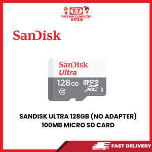 SANDISK ULTRA 128GB (NO ADAPTER) 100MB MICRO SD CARD [SBN:YES NILAI:NO MELAKA:NO HPS:NO]