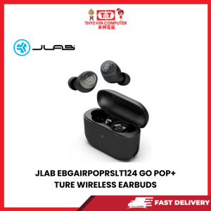 JLAB EBGAIRPOPRSLT124 GO POP+ TURE WIRELESS EARBUDS [SBN:NO NILAI:YES MELAKA:NO HPS:NO]