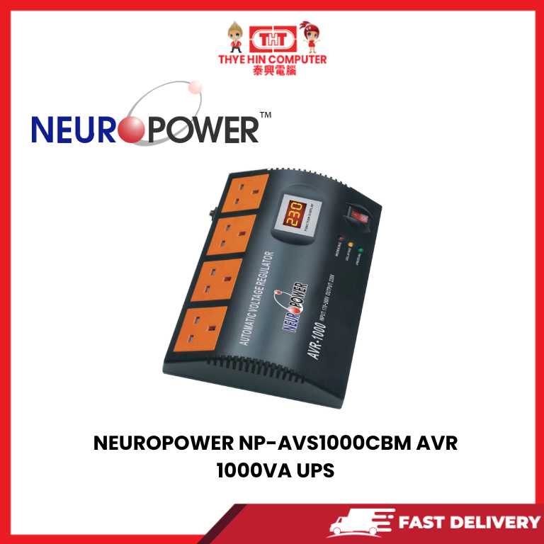 NEUROPOWER NP-AVS1000CBM AVR 1000VA UPS