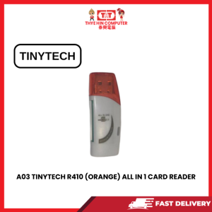 A03 TINYTECH R410 (ORANGE) ALL IN 1 CARD READER [SBN:NO NILAI:YES MELAKA:NO HPS:NO]