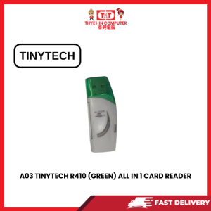 A03 TINYTECH R410 (GREEN) ALL IN 1 CARD READER [SBN:NO NILAI:YES MELAKA:NO HPS:NO] [SBN:NO NILAI:YES MELAKA:NO HPS:NO]