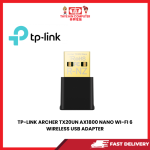 TP-LINK ARCHER TX20UN AX1800 NANO WI-FI 6 WIRELESS USB ADAPTER [SBN:NO NILAI:YES MELAKA:NO HPS:NO]