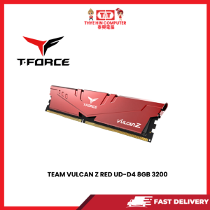 TEAM VULCAN Z RED UD-D4 8GB 3200 [SBN:YES NILAI:NO MELAKA:NO HPS:NO]