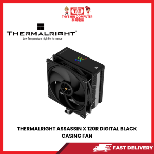 THERMALRIGHT ASSASSIN X 120R DIGITAL BLACK CASING FAN [SBN:NO NILAI:YES MELAKA:NO HPS:NO]