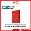 WD MY PASSPORT 1TB (RED) PORTABLE EXTERNAL DRIVE 2.5'' WDBYVG0010BRD [SBN:NO NILAI:YES MELAKA:NO HPS:NO]