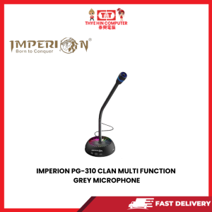 IMPERION PG-310 CLAN MULTI FUNCTION GREY MICROPHONE [SBN:YES NILAI:NO MELAKA:NO HPS:NO]