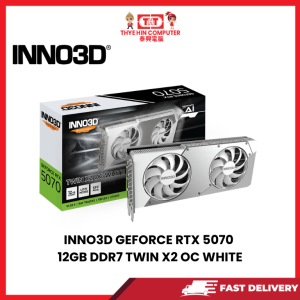INNO3D GEFORCE RTX 5070 12GB DDR7 TWIN X2 OC WHITE [SBN:NO NILAI:YES MELAKA:NO HPS:NO] [SBN:NO NILAI:YES MELAKA:NO HPS:NO]