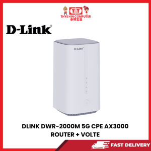 DLINK DWR-2000M 5G CPE AX3000 ROUTER + VOLTE [SBN:YES NILAI:NO MELAKA:NO HPS:NO]