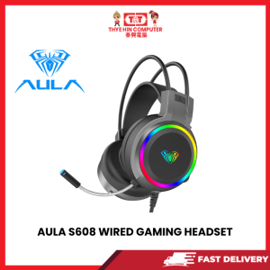 AULA S608 WIRED GAMING HEADSET [SBN:NO NILAI:YES MELAKA:NO HPS:NO]