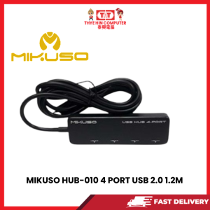 MIKUSO HUB-010 4 PORT USB 2.0 1.2M