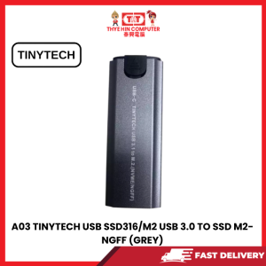 A03 TINYTECH USB SSD316/M2 USB 3.0 TO SSD M2-NGFF (GREY) [SBN:NO NILAI:NO MELAKA:YES HPS:NO]
