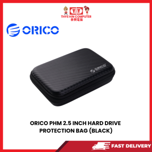 ORICO PHM 2.5 INCH HARD DRIVE PROTECTION BAG (BLACK) [SBN:YES NILAI:YES MELAKA:NO HPS:NO]