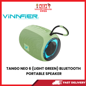 TANGO NEO 6 (LIGHT GREEN) BLUETOOTH PORTABLE SPEAKER [SBN:NO NILAI:YES MELAKA:NO HPS:NO]
