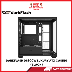 DARKFLASH DS900W LUXURY ATX CASING (BLACK) [SBN:NO NILAI:YES MELAKA:NO HPS:NO]