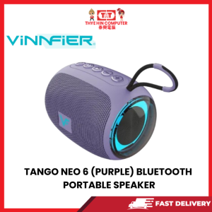 TANGO NEO 6 (PURPLE) BLUETOOTH PORTABLE SPEAKER [SBN:NO NILAI:YES MELAKA:NO HPS:NO]