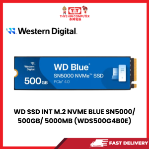 WD SSD INT M.2 NVME BLUE SN5000/ 500GB/ 5000MB (WDS500G4B0E) [SBN:YES NILAI:NO MELAKA:NO HPS:NO]