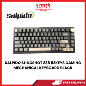 SALPIDO SLINGSHOT 288 82KEYS GAMING MECHANICAL KEYBOARD BLACK [SBN:NO NILAI:YES MELAKA:NO HPS:NO]