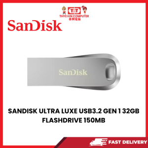 SANDISK ULTRA LUXE USB3.2 GEN 1 32GB FLASHDRIVE 150MB